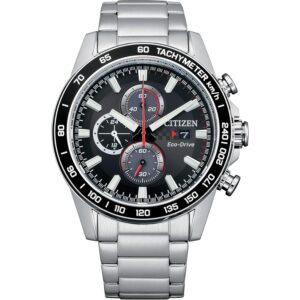 Citizen heren sport casual brycen eco-drive chronograaf roestvrij