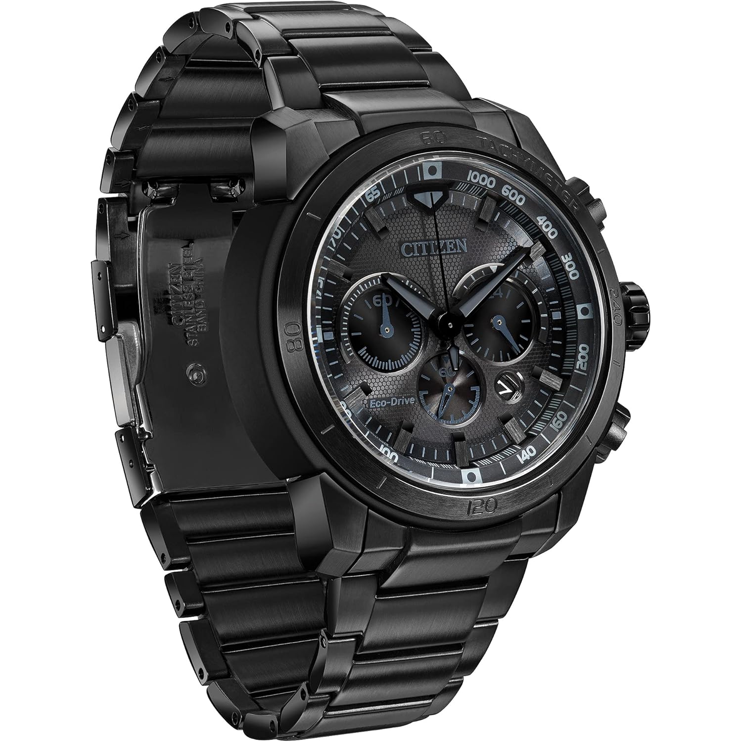 Citizen heren eco-drive weekender ecosphere chronograaf horloge in - Image 2