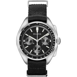 Bulova heren archive series lunar pilot 6-hand chronograaf