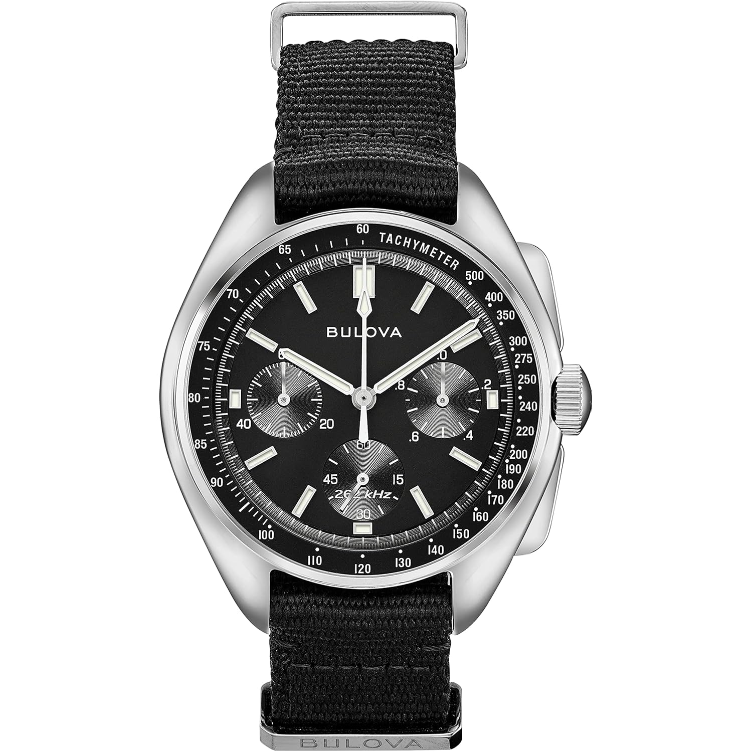 Bulova heren archive series lunar pilot 6-hand chronograaf