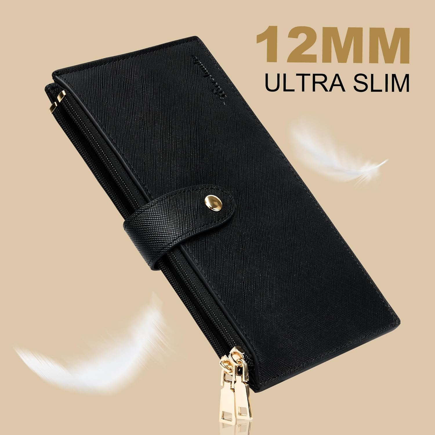 Travelambo RFID portemonnee Dames groot Size Bifold Multi - Image 8