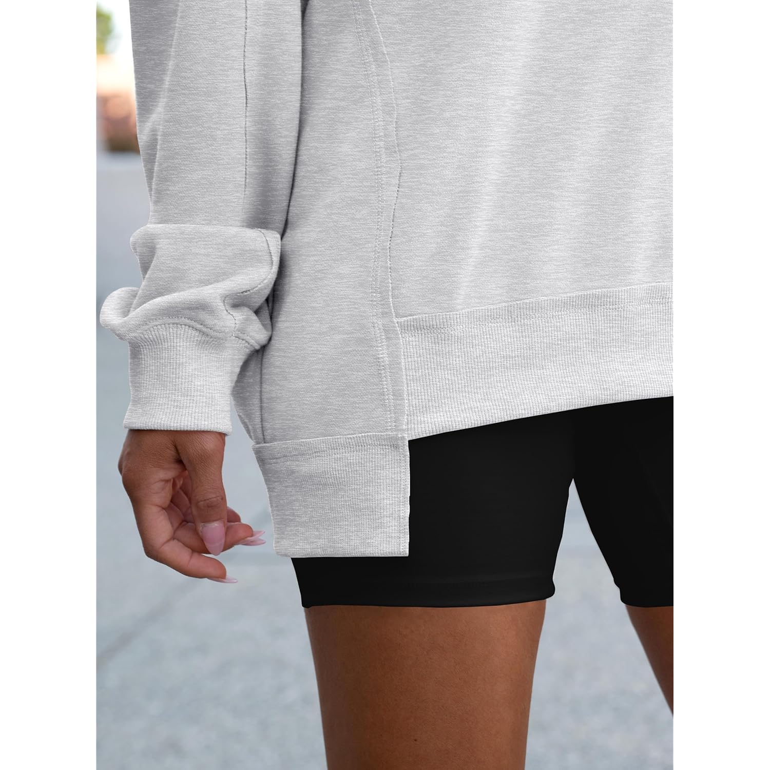 ANRABESS Dames oversized sweatshirt Long Sleeve Tunic Shirts - Image 5