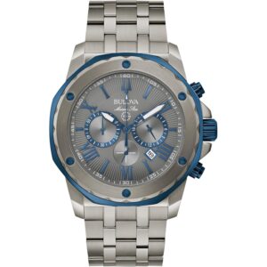 Bulova heren marine star 'series a' gray ip