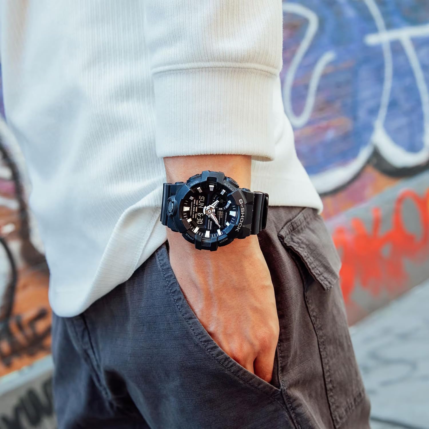 Casio heren 'g shock' quartz resin casual horloge, - Image 2