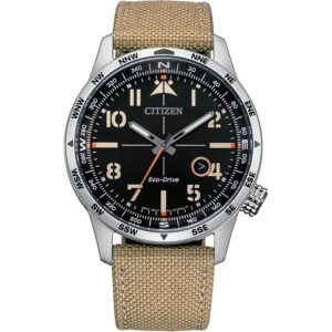 Citizen heren eco-drive weekender avion field horloge in