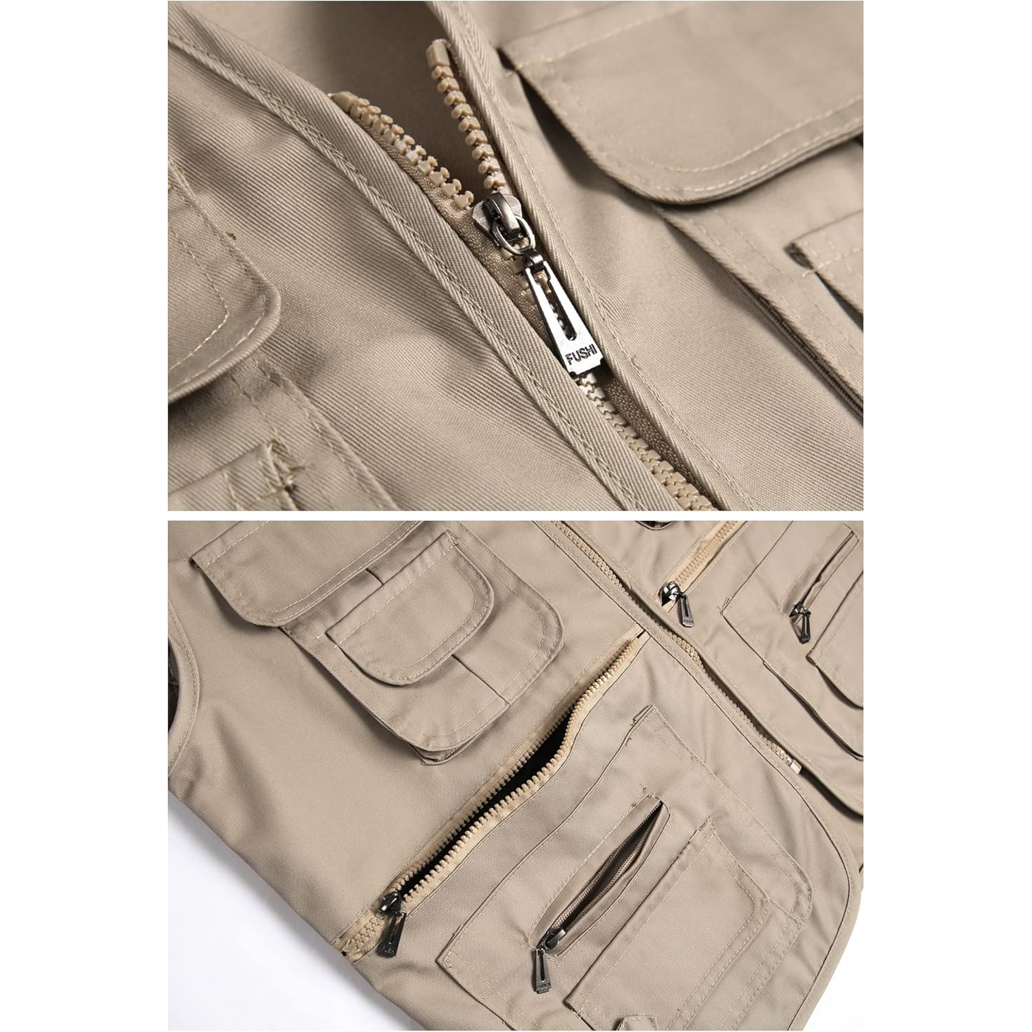 Heren’s Fishing Vest Summer Outdoor Work Safari Travel - Image 5