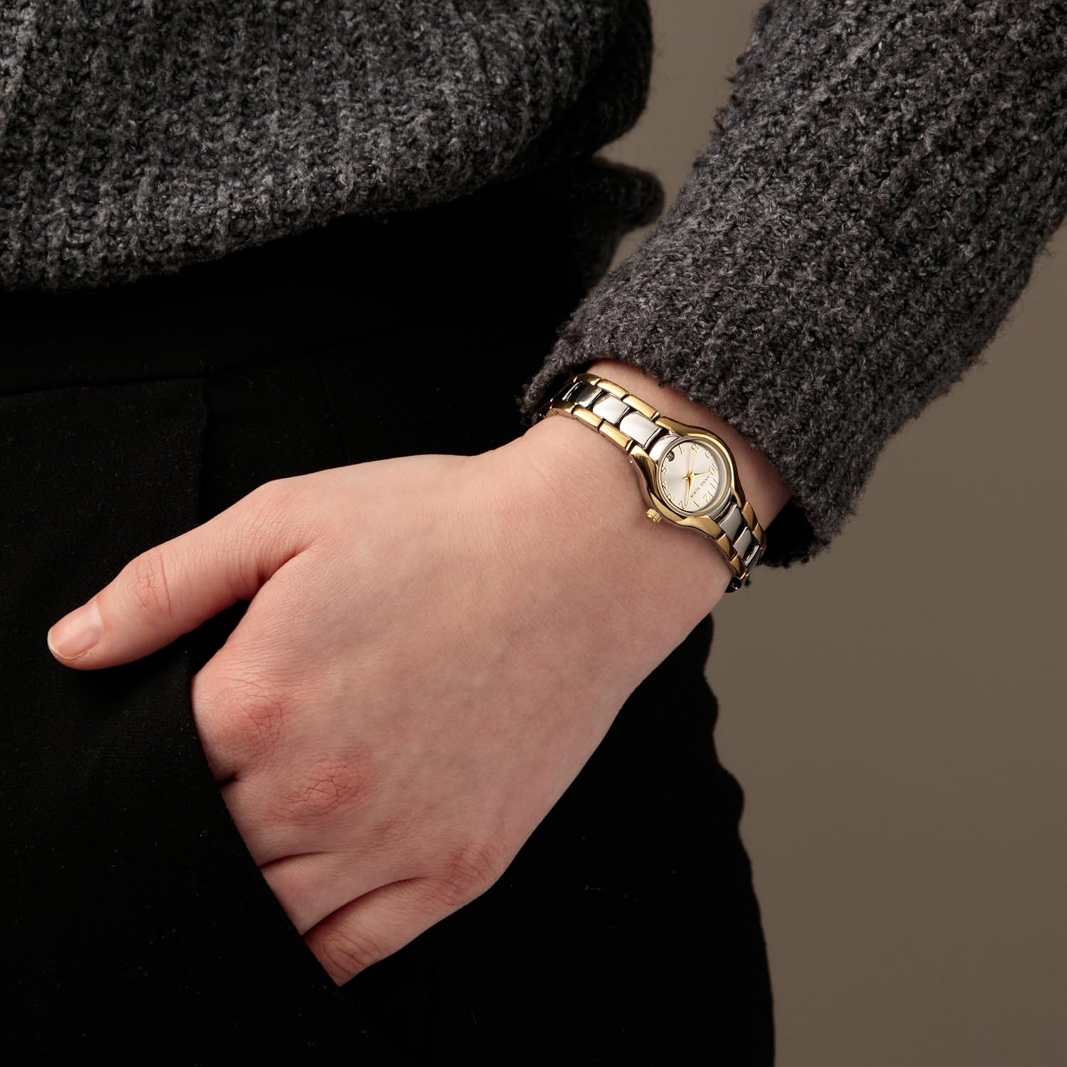 Anne Klein Dames datumweergave Function schakelband horloge - Image 5