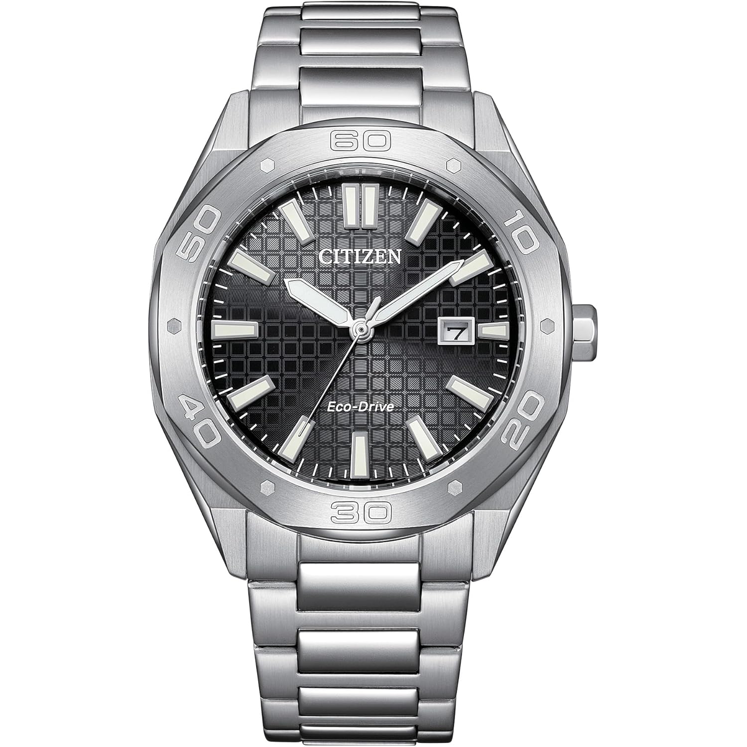Citizen heren eco-drive sport casual odyn horloge, roestvrij