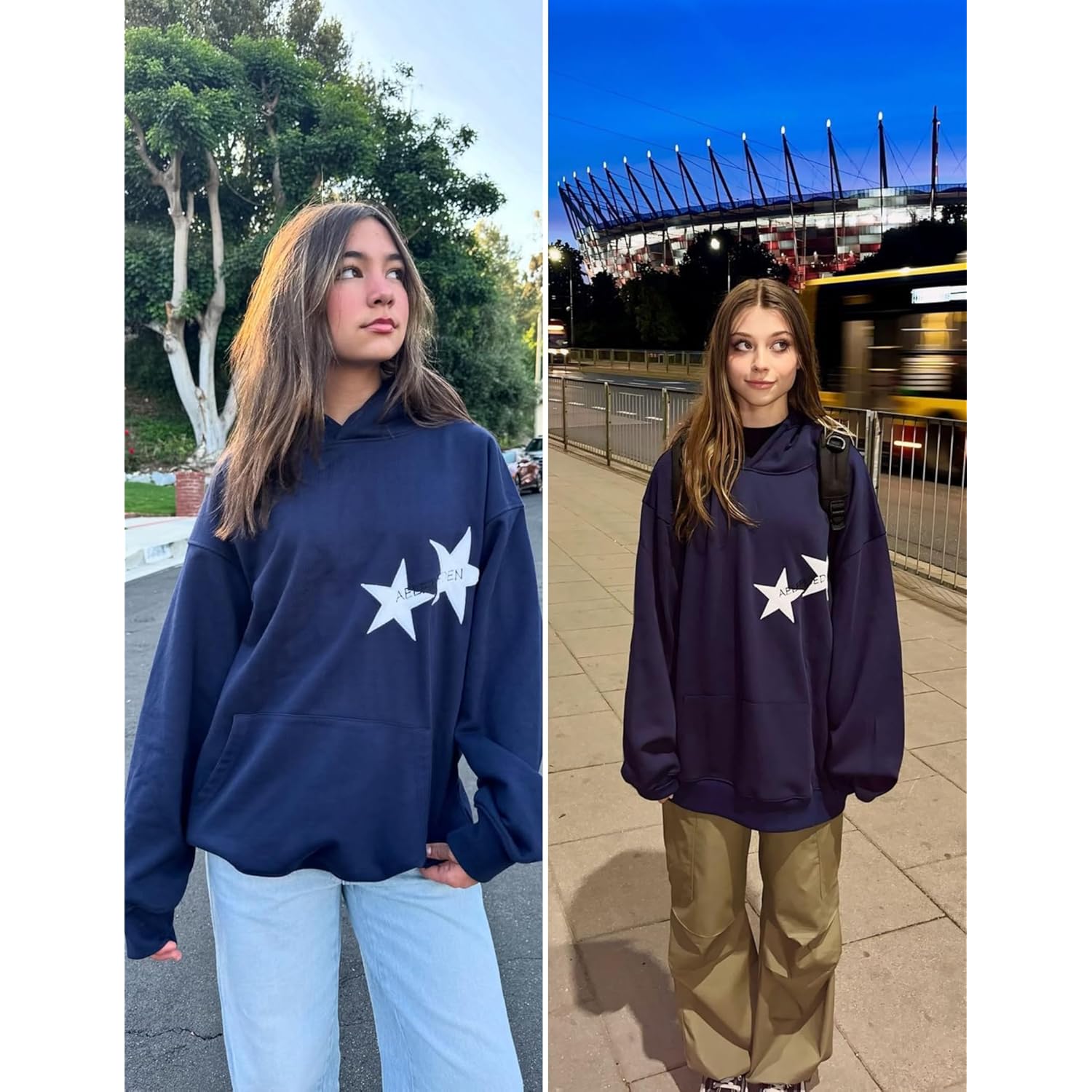 Aelfric Eden Star hoodie Y2k oversized Graphic hoodie - Image 2