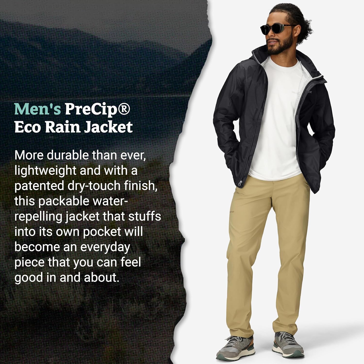 MARMOT Heren Precip Eco lichtgewicht & waterdicht regen - Image 5