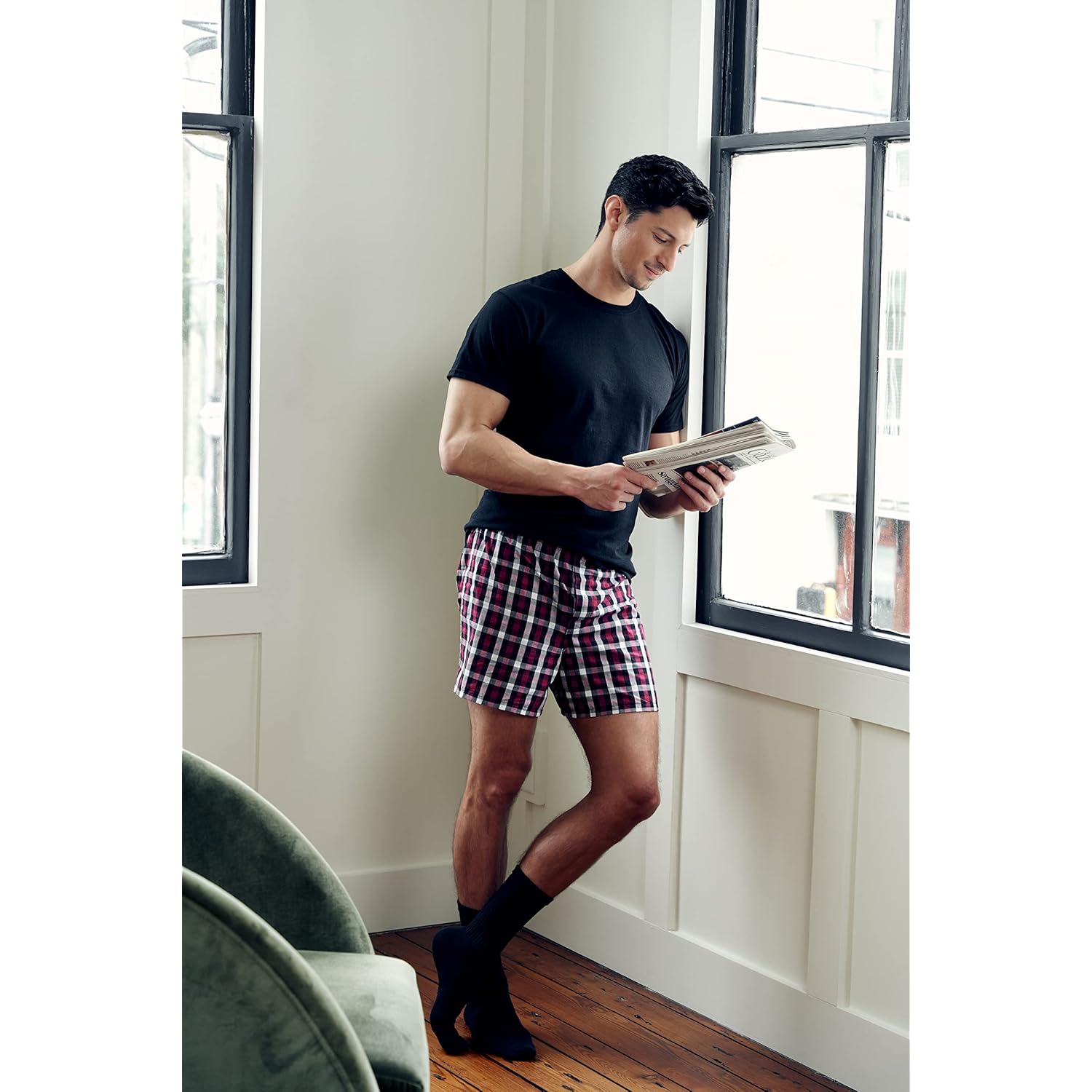 Heren t-shirt ronde hals basic comfort dagelijks 5 - Image 5