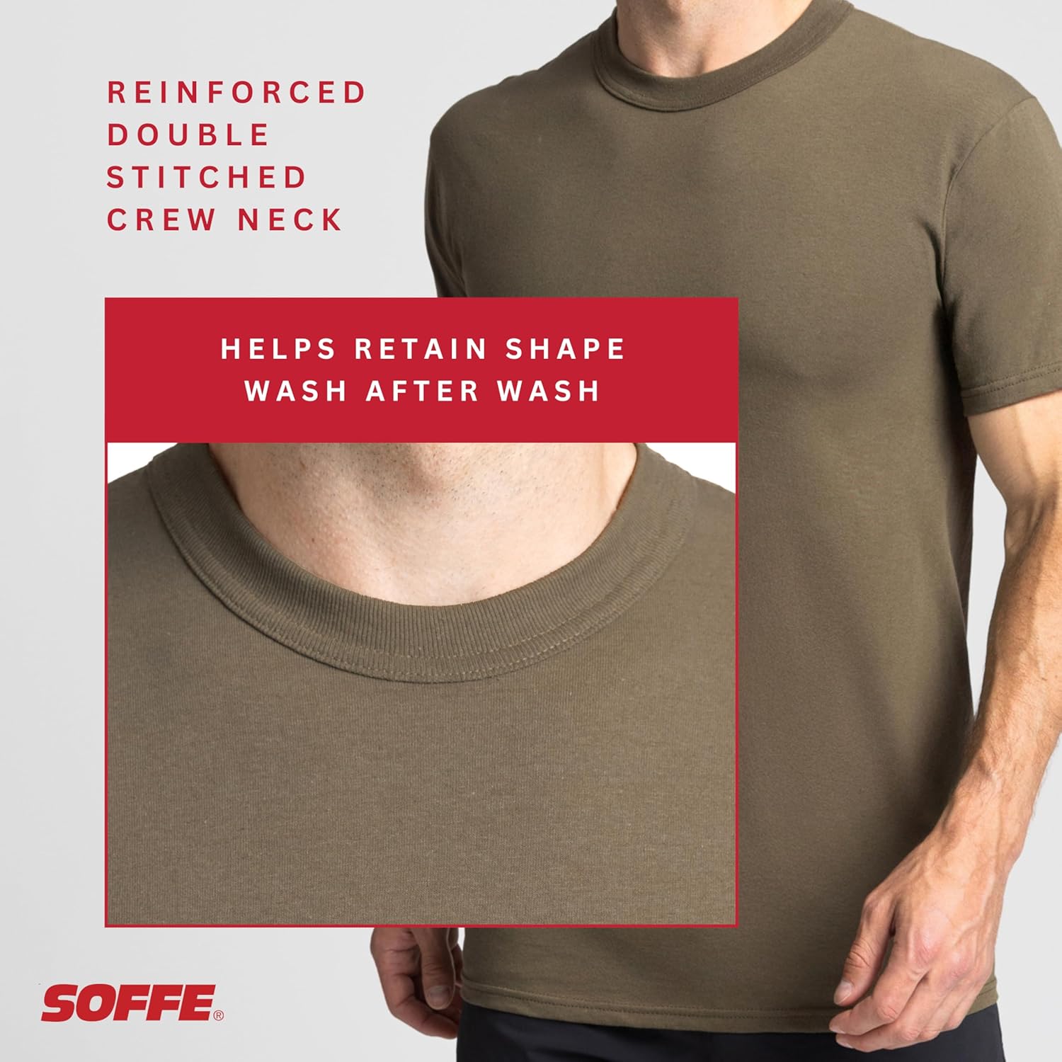 Heren t-shirt basic comfort dagelijks - Image 3