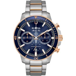 Bulova heren marine star series c two-tone rose