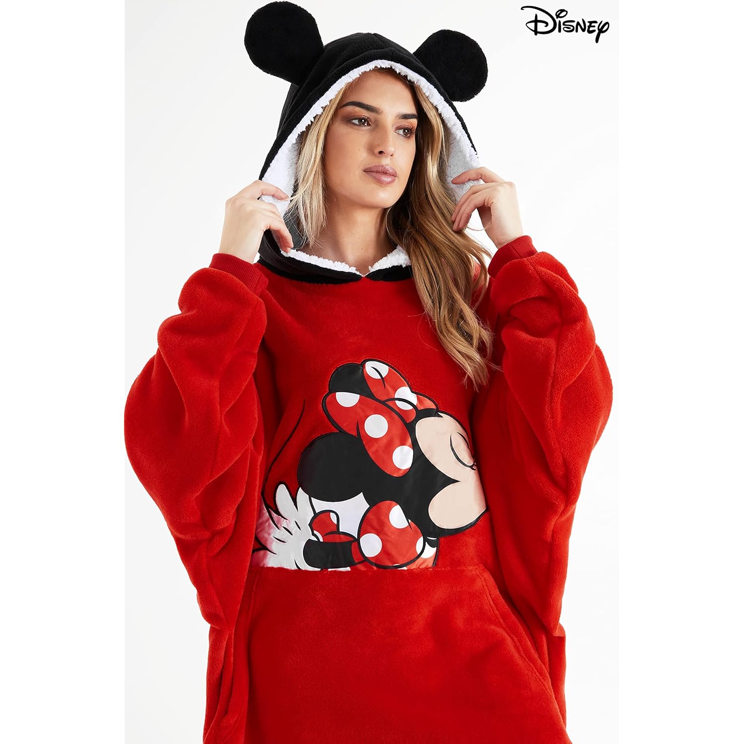 Disney Dames hoodie, oversized Blanket hoodie, Minnie and - Image 6