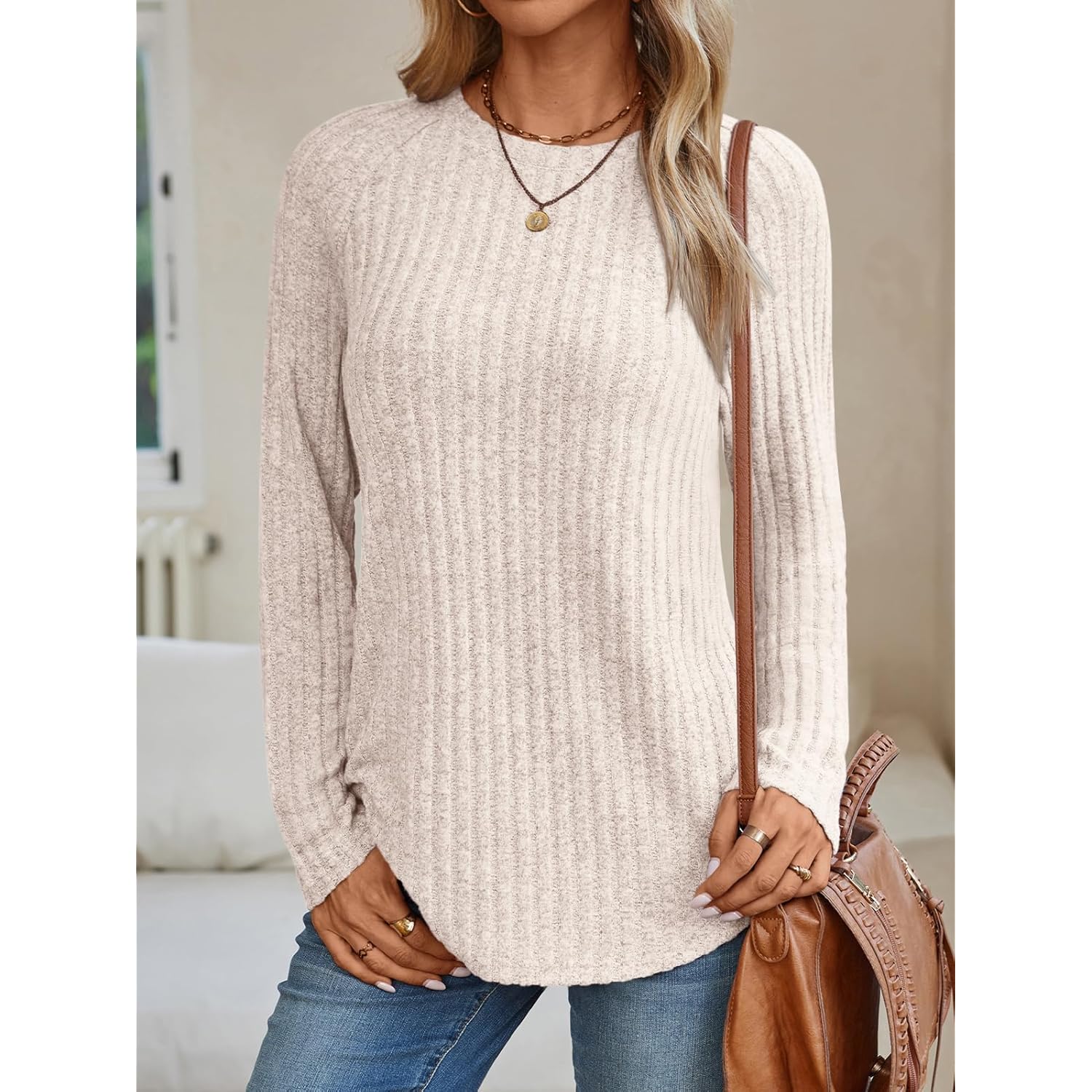 AUTOMET Dames lange mouw shirt Fall Fashion top - Image 5