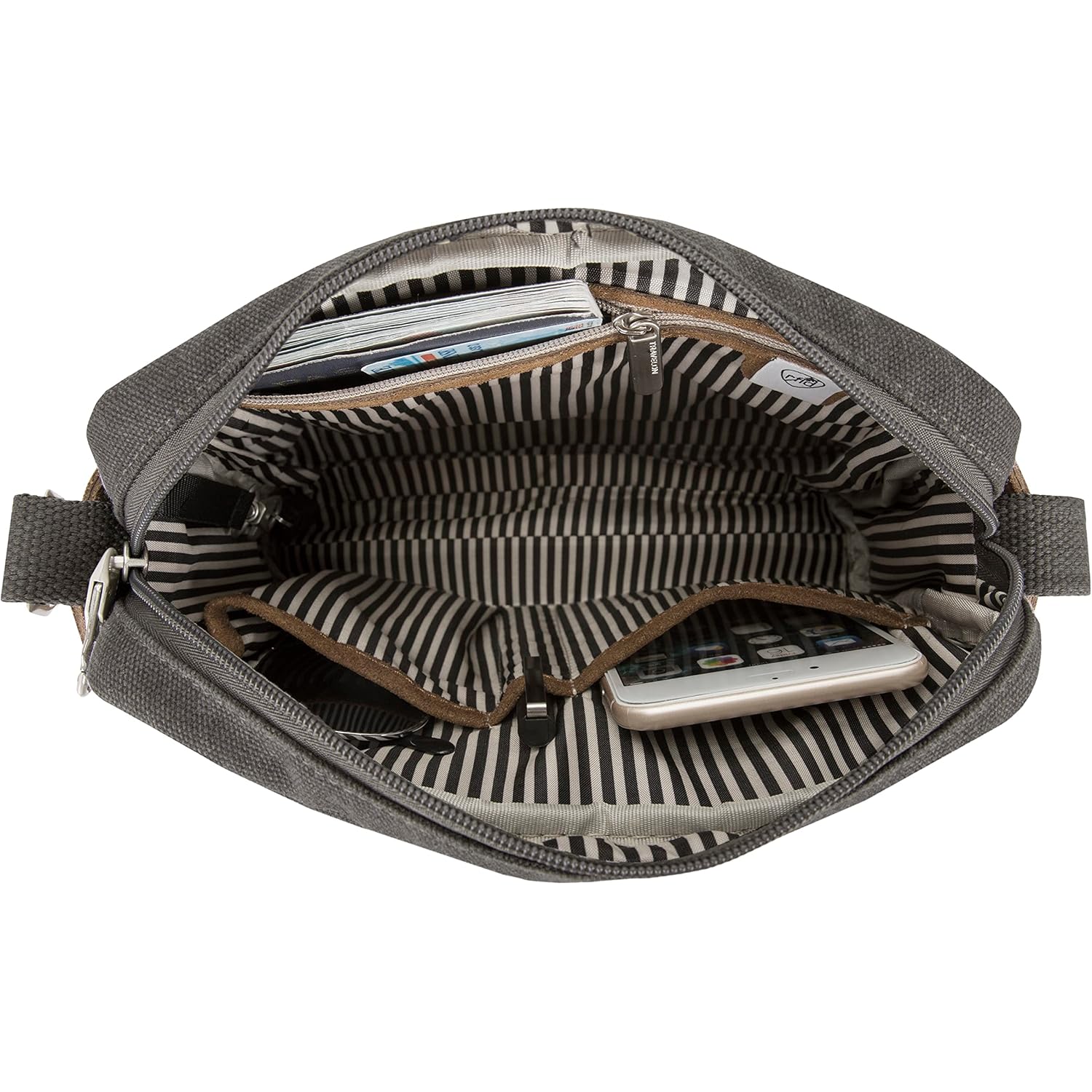 Travelon Anti-Theft Heritage klein crossbody Bag - Image 6