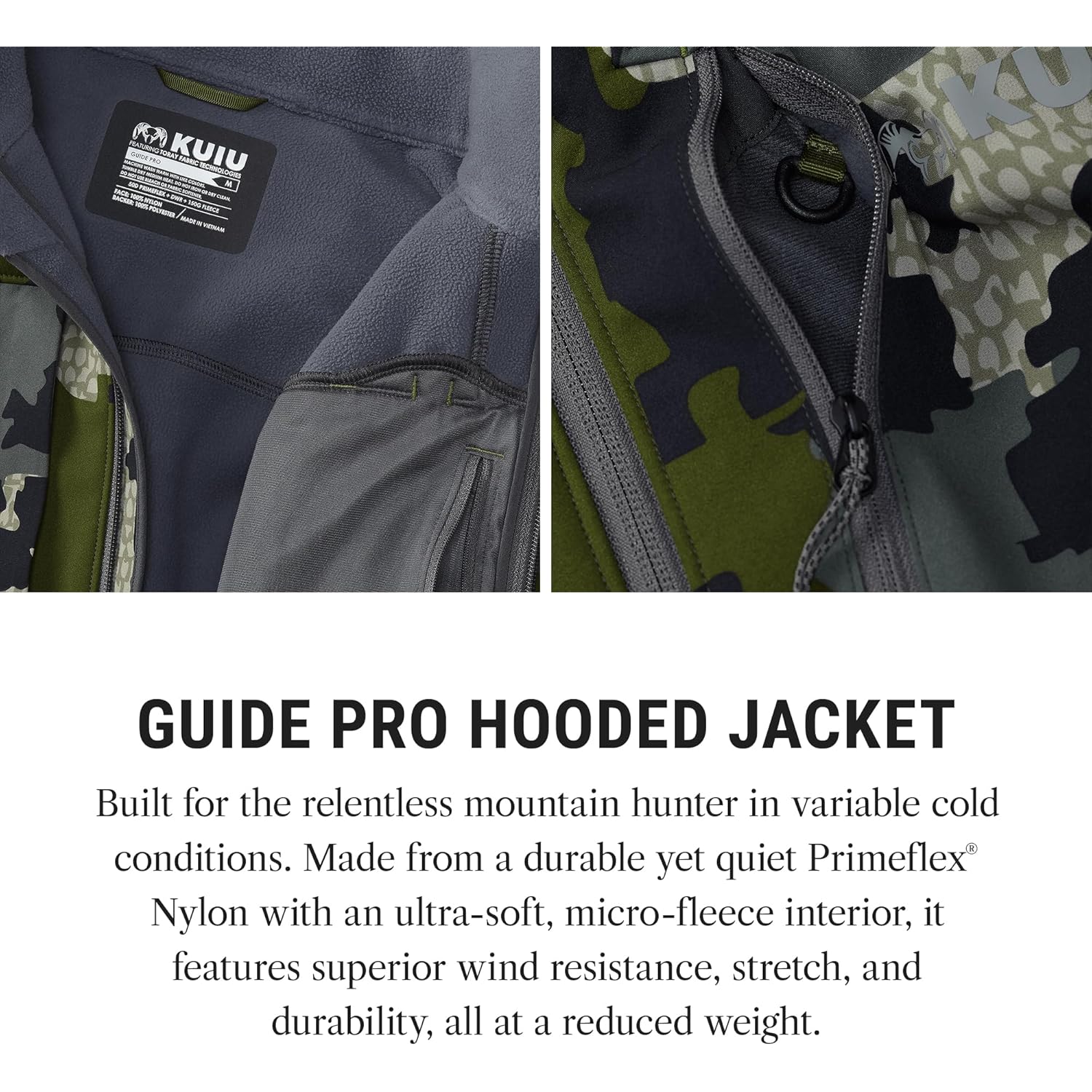 KUIU Guide PRO capuchon jas - windafstotend, Water - Image 2