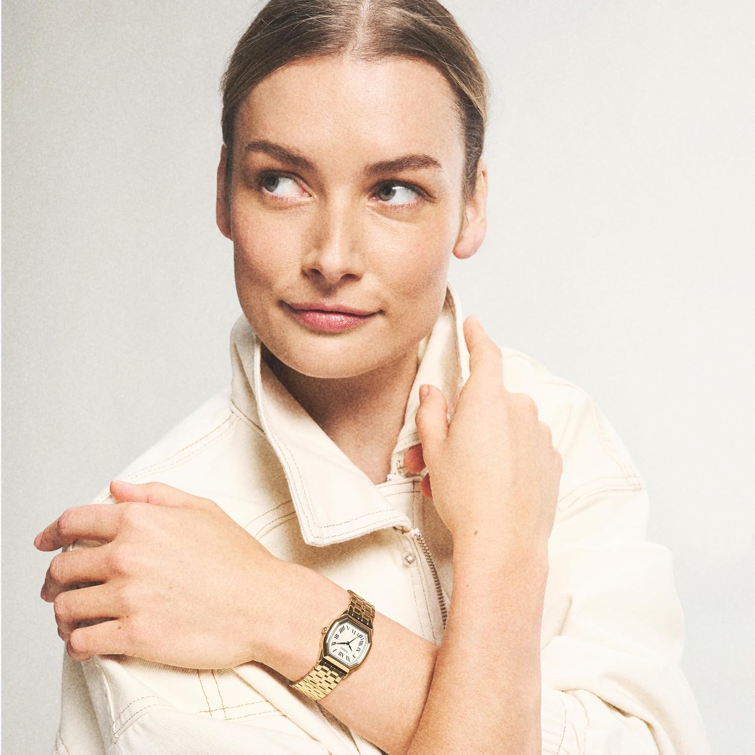 Fossil Dames Harlow Three-Hand roestvrij staal schakelband horloge - Image 4