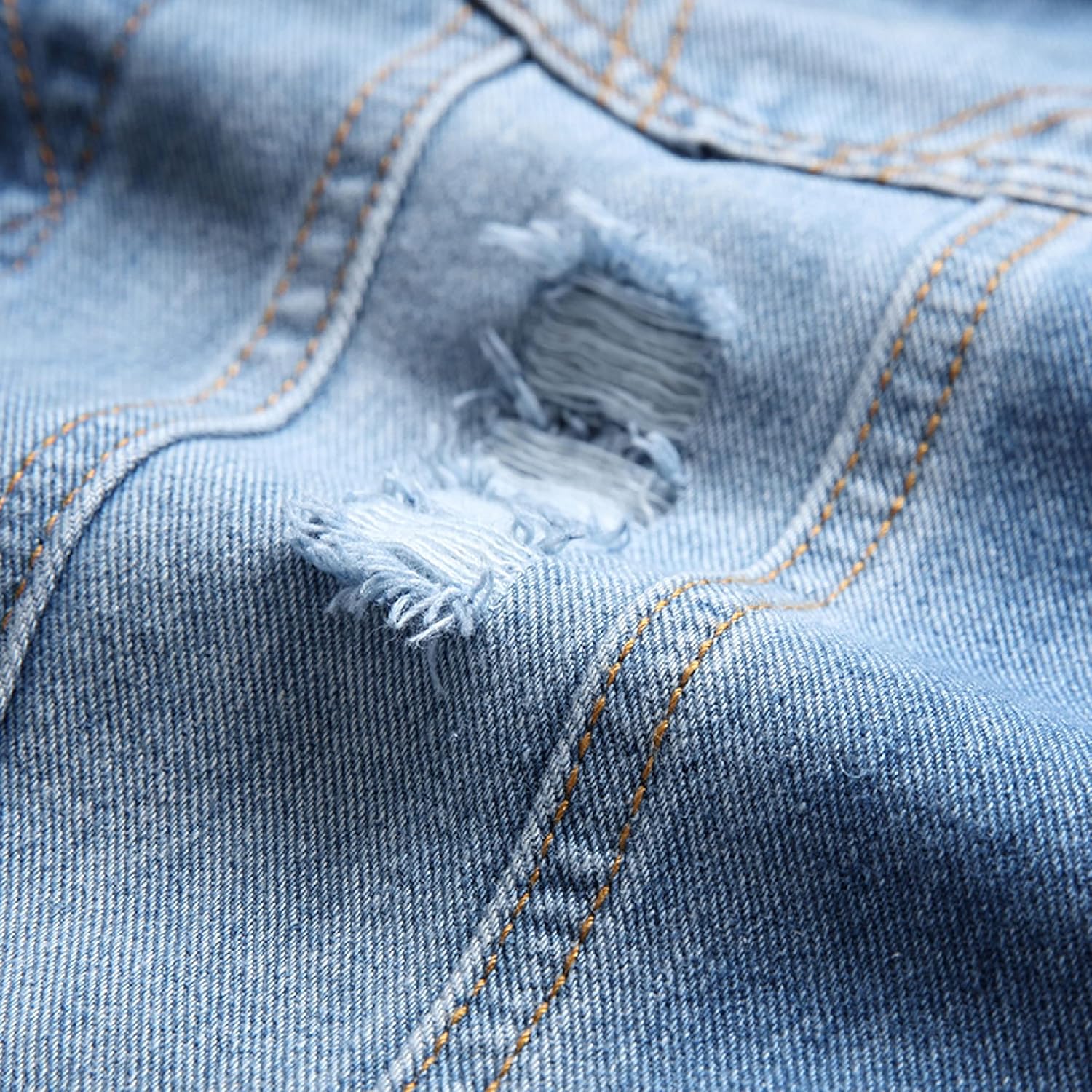 Heren Denim Vest,Sleeveless jas slim fit Vintage Casual - Image 6