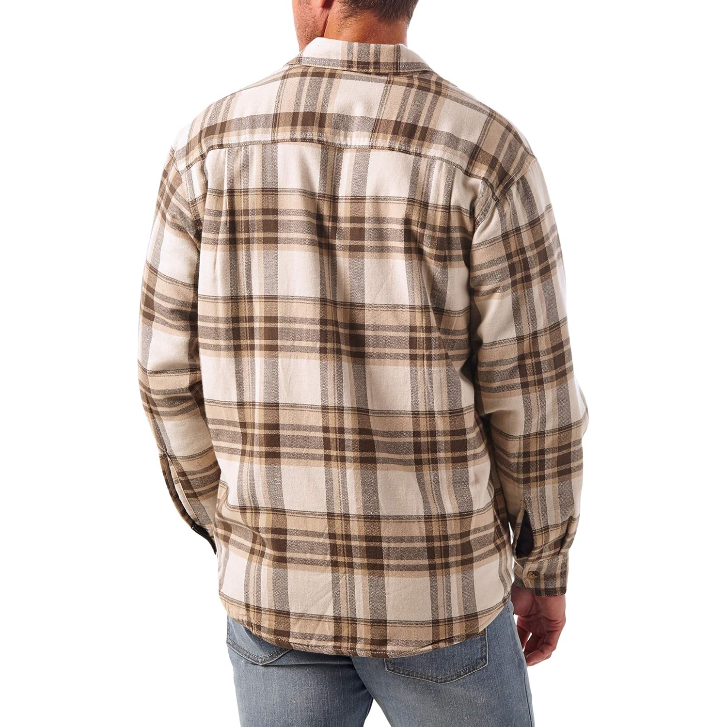Wrangler Authentics Heren lang Sleeve Sherpa gevoerd Shirt - Image 2