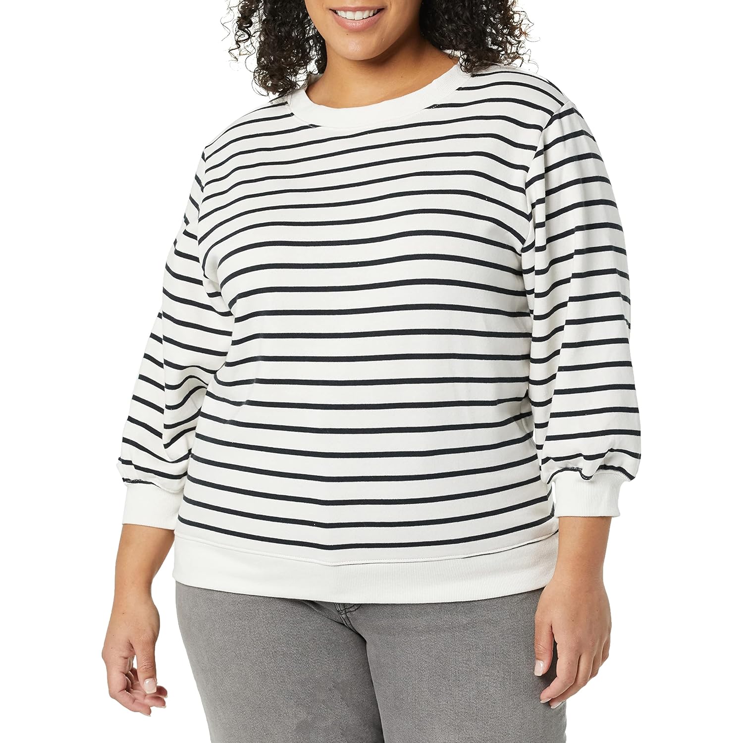 Amazon Essentials Dames French Terry fleece Crewneck sweatshirt - Image 3