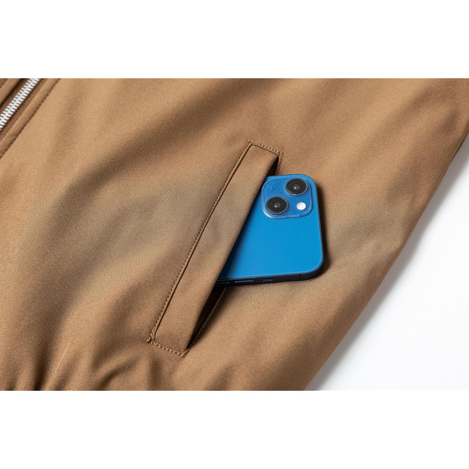 Heren bomber jas Fashion Stylish lichtgewicht Windbreaker Spring - Image 3