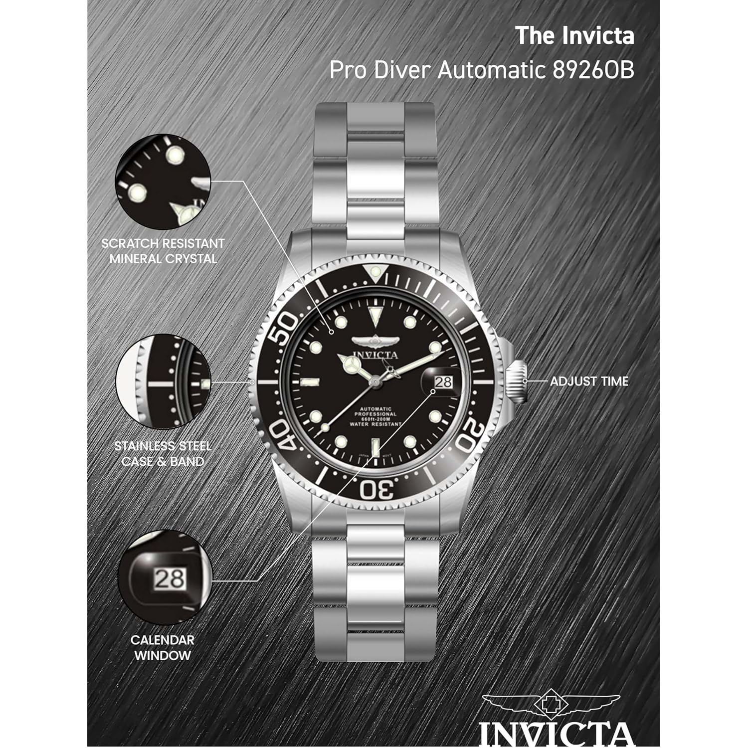 Invicta heren 5053 pro diver collection automatic horloge - Image 5