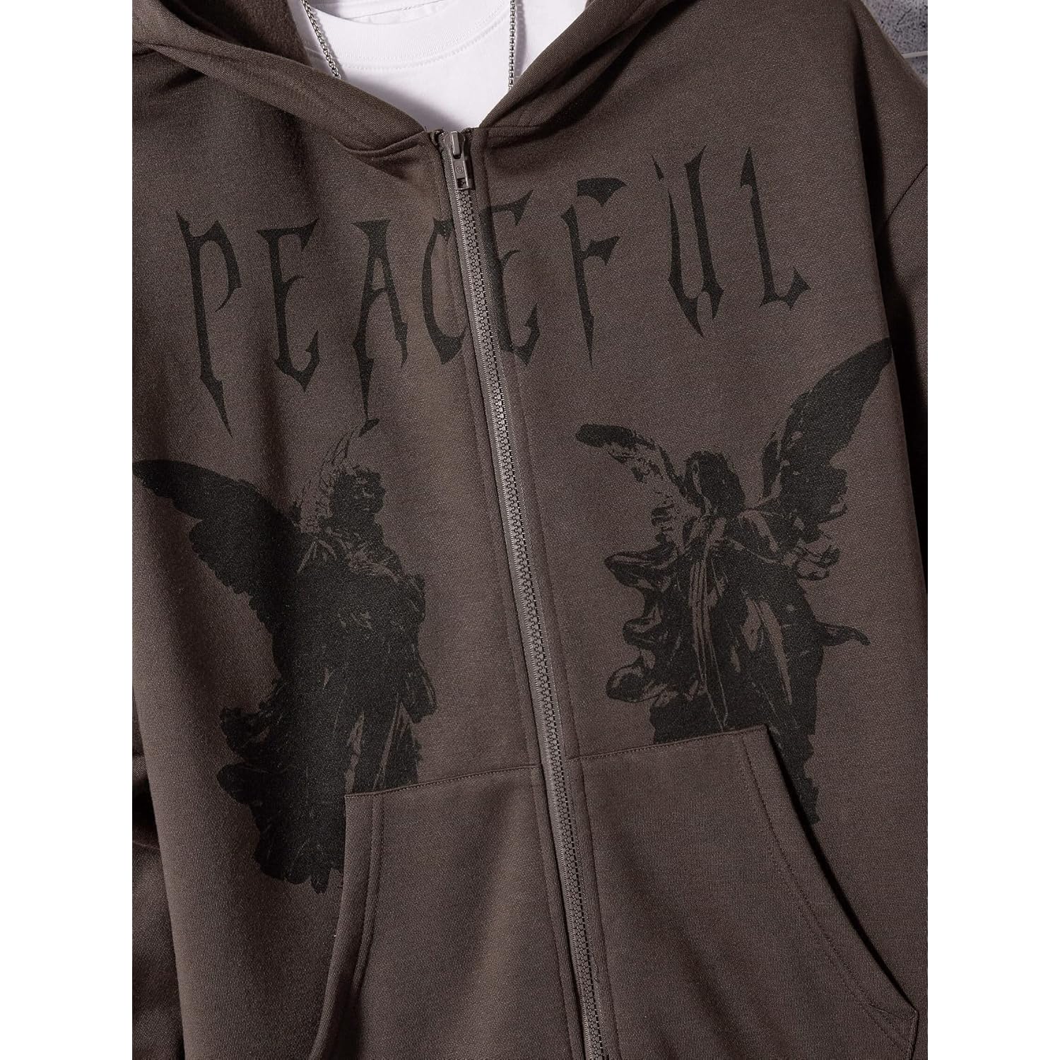 Heren hoodie zip Hoodies Streetwear Jacket Letter Print Long Sleeve sweatshirt with - Image 4