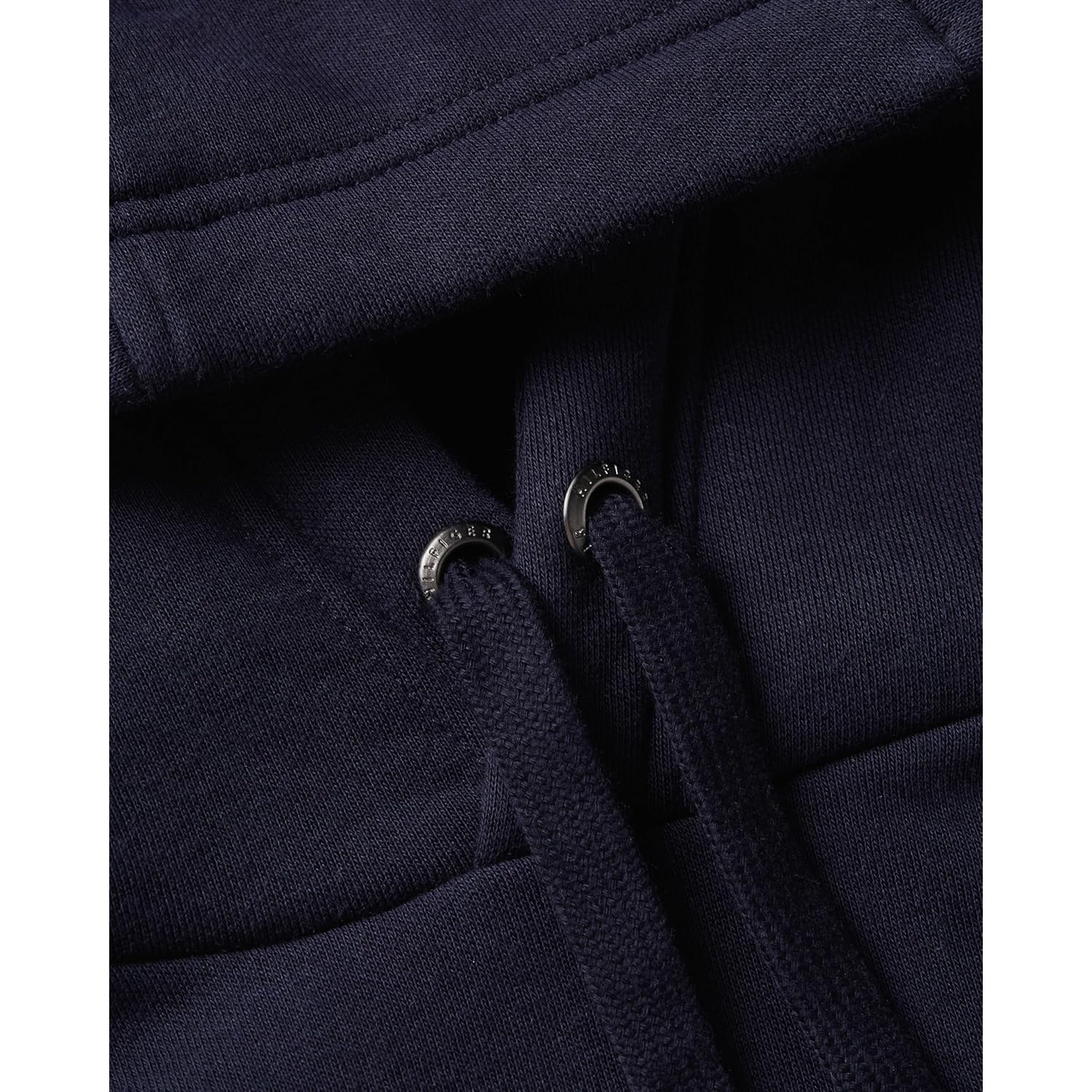 Heren Medium Weight fleece Hoodie sweatshirt With Signature Stripe Logo - Image 3