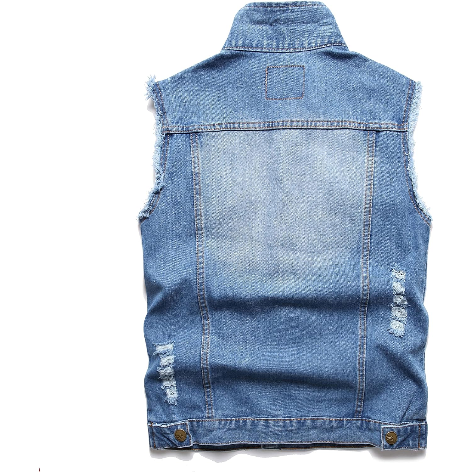Heren Denim Vest,Sleeveless jas slim fit Vintage Casual - Image 2
