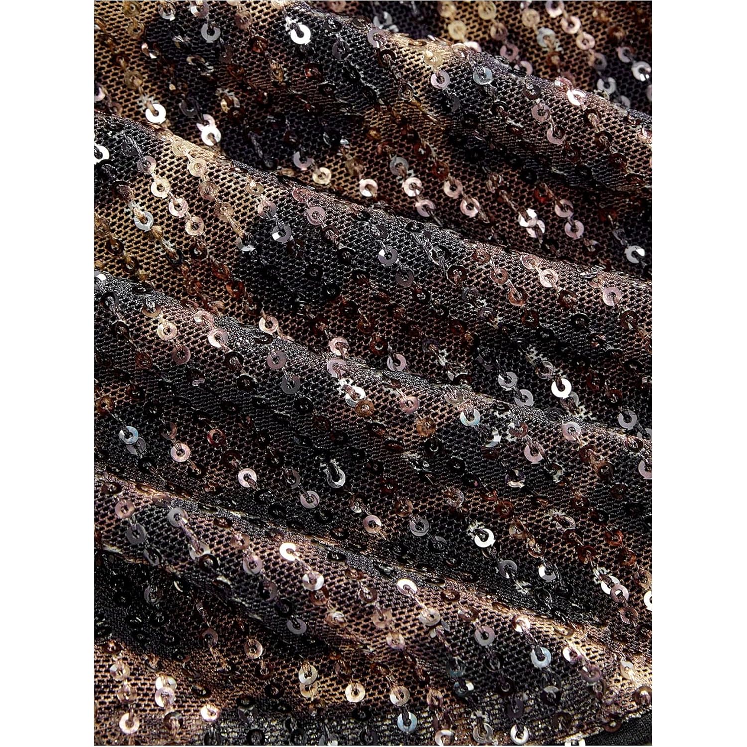 Verdusa Dames Cheetah Print Sequin top Y2K Tie - Image 4