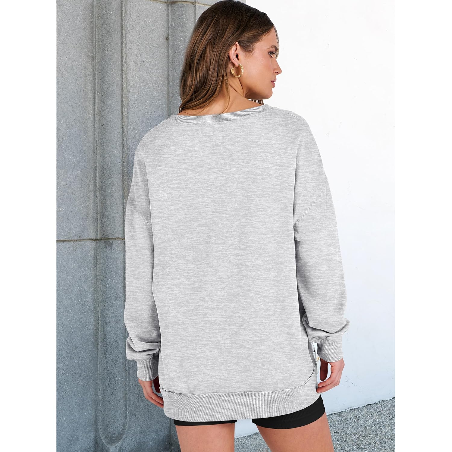 ANRABESS Dames oversized sweatshirt Long Sleeve Tunic Shirts - Image 4
