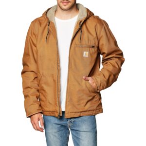 Carhartt Heren 104392 Washed Duck jas - Sherpa